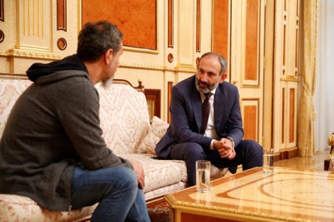 Փաշինյանը Բաղրամյան 26-ում ընդունել է Սերժ Թանկյանին