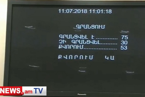 «Արձակուրդային» ռեժիմ ԱԺ-ում. պատգամավորները դժվարությամբ գրանցվեցին