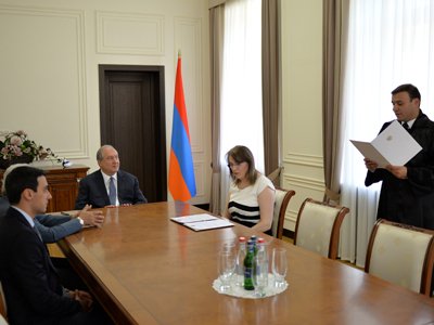 Նորանշանակ դատավորները երդվեցին նախագահական նստավայրում