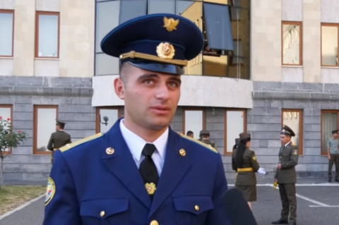 «Մանկուց եմ երազել զինվորական դառնալ». նորավարտ սպաները կծառայեն սահմանային զորամասերում
