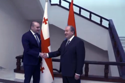 Վրաստանի վարչապետը նախագահական նստավայրում