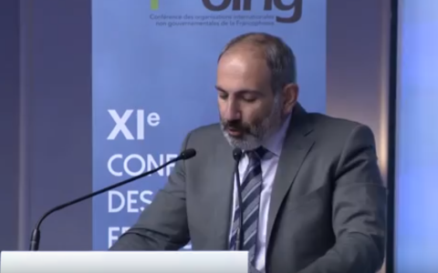 Փաշինյանը Ֆրանկոֆոնիայի գագաթնաժողովի բացմանը ֆրանսերեն է ելույթ ունեցել