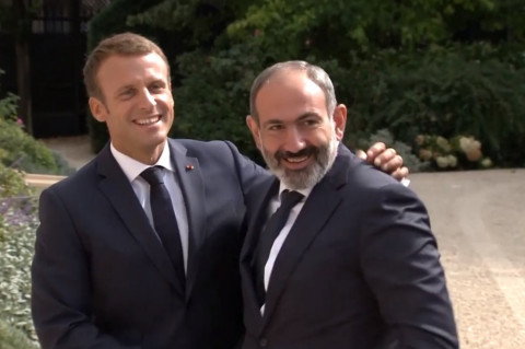 Փաշինյանի հանդիպումը Մակրոնի հետ