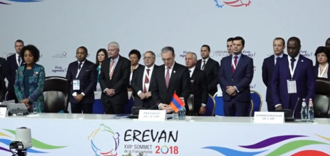 Ֆրանկոֆոնիայի նախարարները Հայաստանում հարգեցին Շառլ Ազնավուրի հիշատակը