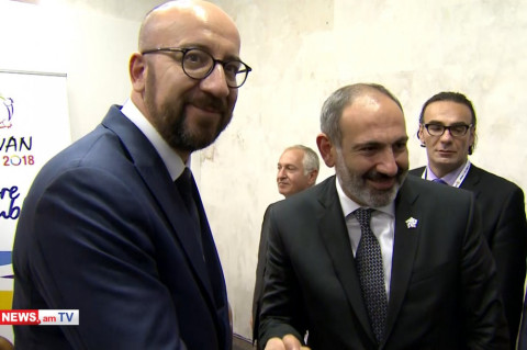 Երեւանում Փաշինյանը հանդիպել է Բելգիայի վարչապետի հետ
