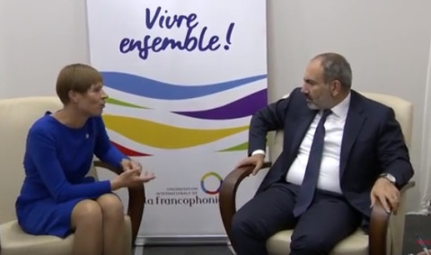 Նիկոլ Փաշինյանի հանդիպումը Էստոնիայի նախագահի հետ