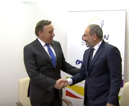 Նիկոլ Փաշինյանը հանդիպել է Քվեբեքի վարչապետի հետ