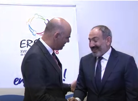 Վարչապետ Փաշինյանի հանդիպումը Շվեյցարիայի նախագահի հետ