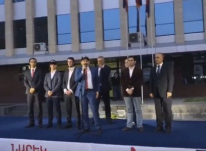 Փաշինյանը Կապանում մասնակցում է Նարեկ Բաբայանի քարոզարշավին