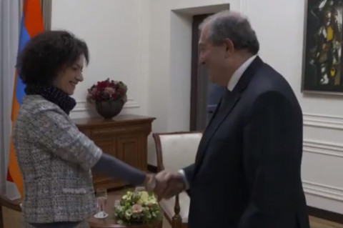 Նախագահն ընդունել է Աննա Հակոբյանին