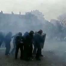 130 people detained during France protests