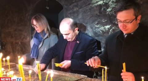 «Լուսավոր Հայաստանի» ներկայացուցիչները Աստծու օրհնությունը ստացան. Էդմոն Մարուքյան