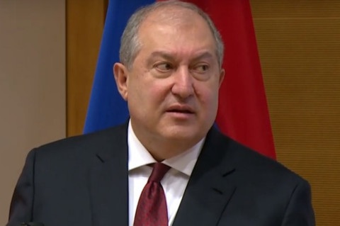 Այստեղ եմ՝ ամբողջ հայ ժողովրդի անունից շնորհակալություն ասելու. Արմեն Սարգսյանը՝ Գերմանիայում
