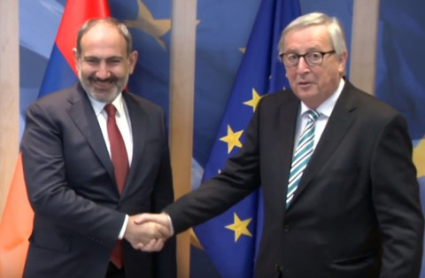 Փաշինյանի հանդիպումը Եվրոպական հանձնաժողովի նախագահ Ժան Կլոդ Յունկերի հետ