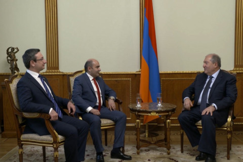 Արմեն Սարգսյանը Բաղրամյան 26–ում հանդիպել է Էդմոն Մարուքյանի հետ