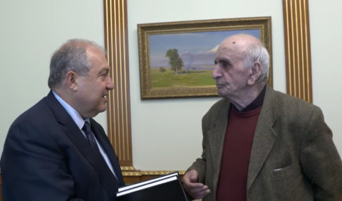 Արմեն Սարգսյանը հյուրընկալել է Արտավազդ Փելեշյանին