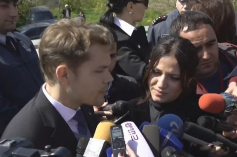 Հորս ցանկությունն էր, որ այսօր լինեմ այստեղ. Ազնավուրի որդին Ծիծեռնակաբերդում էր