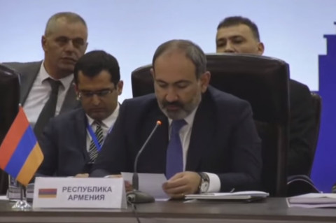 Փաշինյանի ելույթը Երեւանում ընթացող ԵՏՄ միջկառավարական խորհրդի նիստին