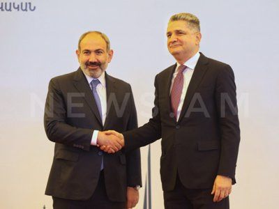 Փաշինյանի ու Տիգրան Սարգսյանի համատեղ ճեպազրույցը
