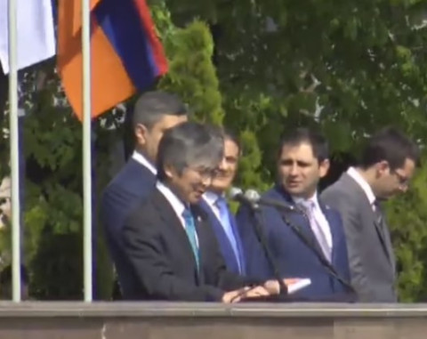 Ճապոնիայի դեսպանի տպավորիչ հայերենը