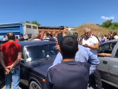 Բողոքի ակցիա Հյուսիս-Հարավում. Փակել են ճանապարհը