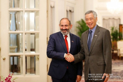 Փաշինյանի հանդիպումը Սինգապուրի վարչապետի հետ