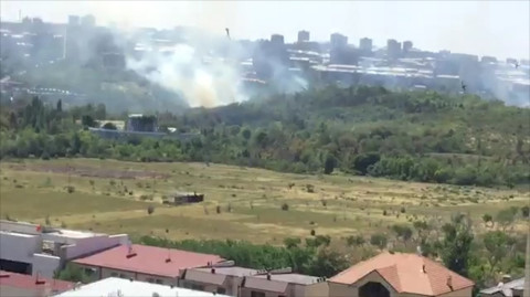 Հրդեհ Երեւանի բուսաբանական այգում