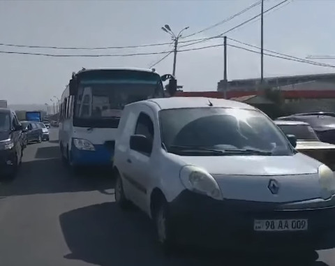 Կիլոմետրանոց խցանումներ՝ Նորագավիթի մաքսատան մոտ