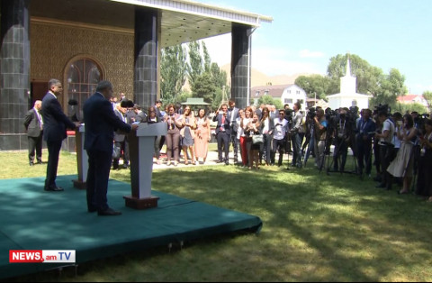 Փաշինյանի ու Տիգրան Սարգսյանի համատեղ հայտարարությունը Ղրղզստանում