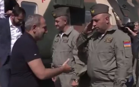 Փաշինյանն ուղղաթիռով ժամանեց Ջերմուկ