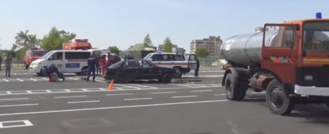 Ցուցադրական վարժանք՝ փրկարարներից