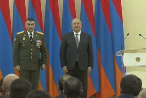 Յուրի Խաչատուրովի որդուն նախագահը շնորհեց գեներալ-մայորի կոչում