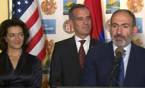 Փաշինյանի ելույթը Լոս Անջելեսի քաղաքապետարանում
