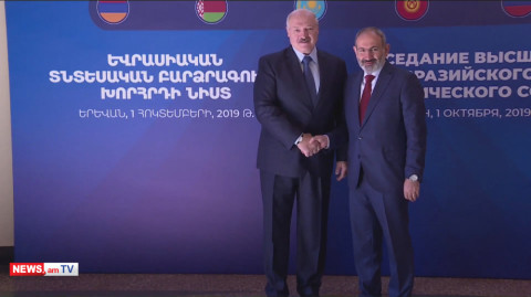 Փաշինյանը Բաղրամյան 26–ում դիմավորեց ԵՏՄ երկրների ղեկավարներին