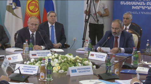 Կադրեր Եվրասիական բարձրագույն խորհրդի նեղ կազմով նիստից
