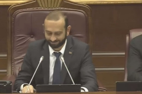 Հրայր Թովմասյանի լիազորությունները դադարեցնելու մասին նախագիծն ընդունվեց. Արարատ Միրզոյանը ժպտաց