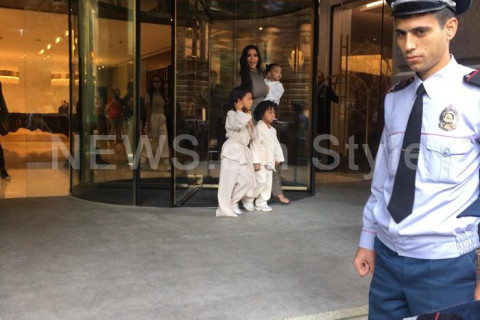Kardashians leave Yerevan hotel