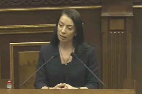 Բանավեճ Արման Աբովյանի ու Քրիստինե Պողոսյանի միջեւ