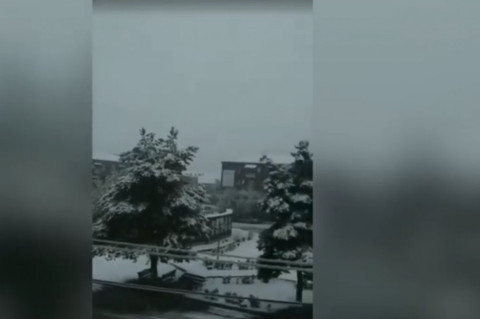Արթիկում տեղացել է առաջին ձյունը
