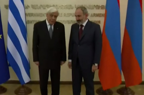 Փաշինյանը Կառավարությունում հյուրընկալել է Հունաստանի նախագահին