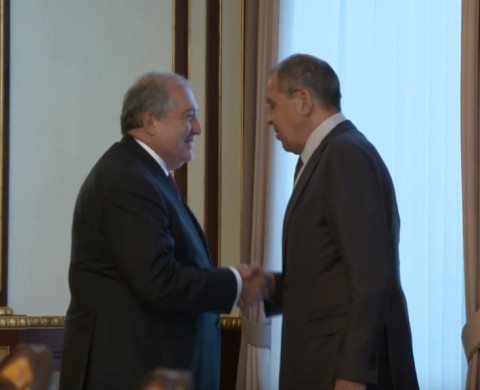 Արմեն Սարգսյանն ընդունեց Սերգեյ Լավրովին. Սպասում ենք Վլադիմիր Պուտինի այցին