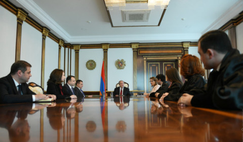 Նորանշանակ դատավորները երդվեցին նախագահի նստավայրում