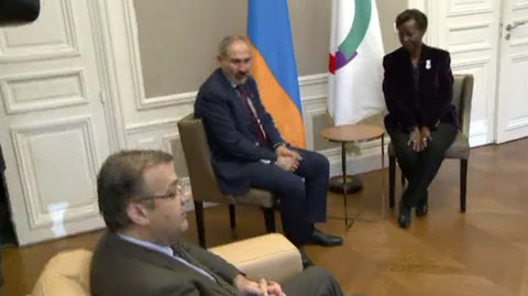 Փաշինյանի հանդիպումը Ֆրանկոֆոնիայի գլխավոր քարտուղար Լուիզ Մուշիկիվաբոյի հետ