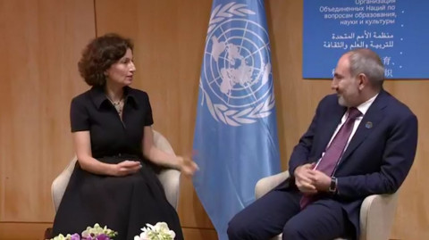 Փաշինյանի հանդիպումը ՅՈՒՆԵՍԿՕ-ի գլխավոր տնօրենի հետ