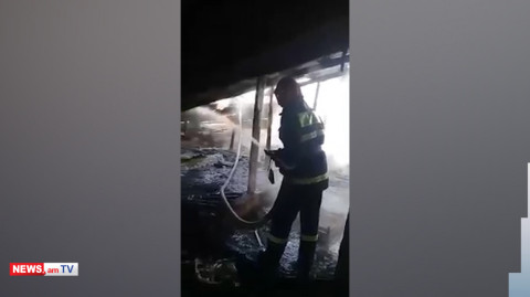 Հրդեհ Նոր Խարբերդի տներից մեկի տանիքում