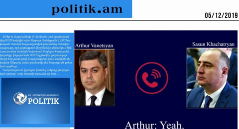 Վանեցյանին և Խաչատրյանին գաղտնասլած անձը ձերբակալվել է. մամուլի տեսություն