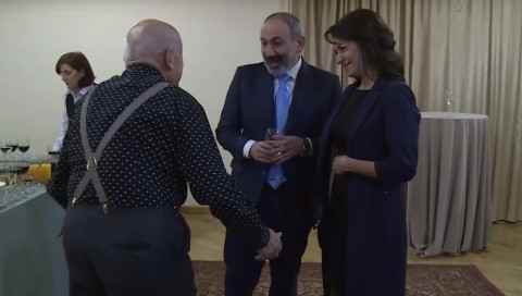 Փաշինյանը տիկնոջ հետ ներկա է գտնվել Հովհաննես Չեքիջյանի հոբելյանին նվիրված համերգին