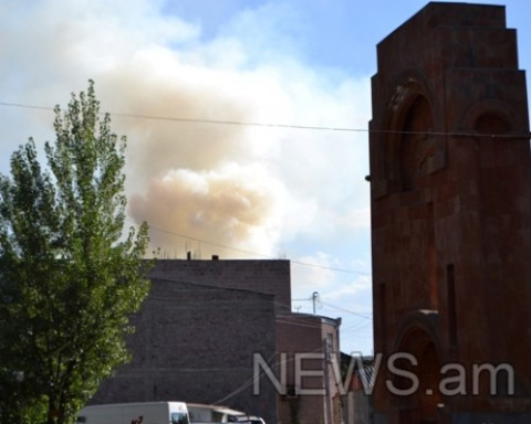 Հոսանքի տատանման պատճառով հրդեհ է բռնկվել Գյումրիի կենտրոնական շուկայում