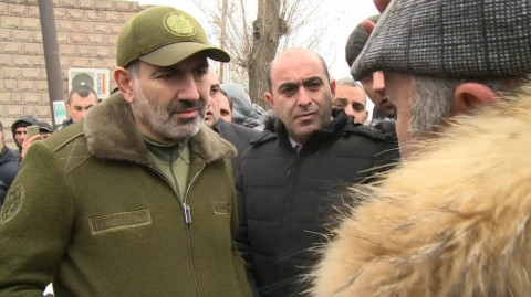 Ավտոներկրողների բողոքի ակցիան Փաշինյանի այցի ժամանակ