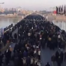 Thousands flood streets in Iran as general Soleimani's body arrives